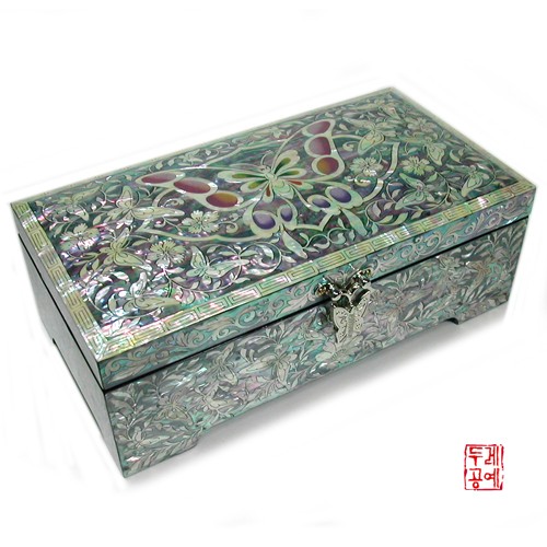 Colorful Butterfly Jewel Box