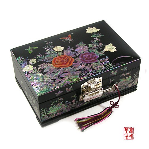Rose and Butterfly Jewelry Box