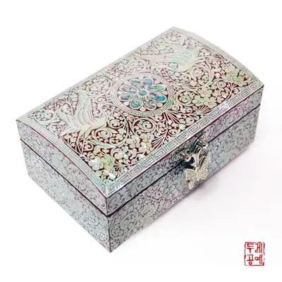 滚动式珠宝盒[中 红色]