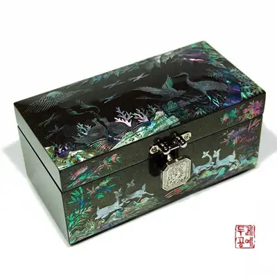 彩色直宝石盒(绿色) 2009年制作