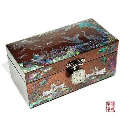 彩色直宝石盒(棕色) 2009年制作
