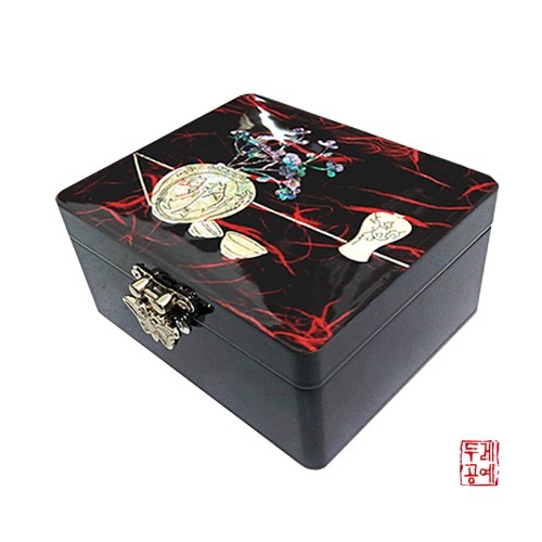 Ceramic Pattern Hanji Jewelry Box