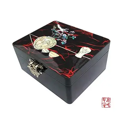 陶瓷纹样韩纸饰品盒
