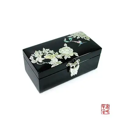 百日红直卷宝石盒