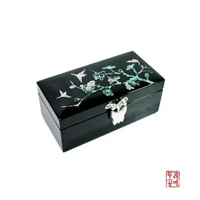 梅花直滚动珠宝盒