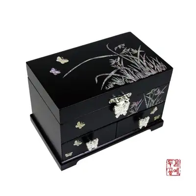 兰花抽屉珠宝盒