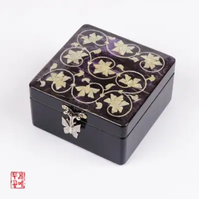 传统纹样韩纸珠宝盒