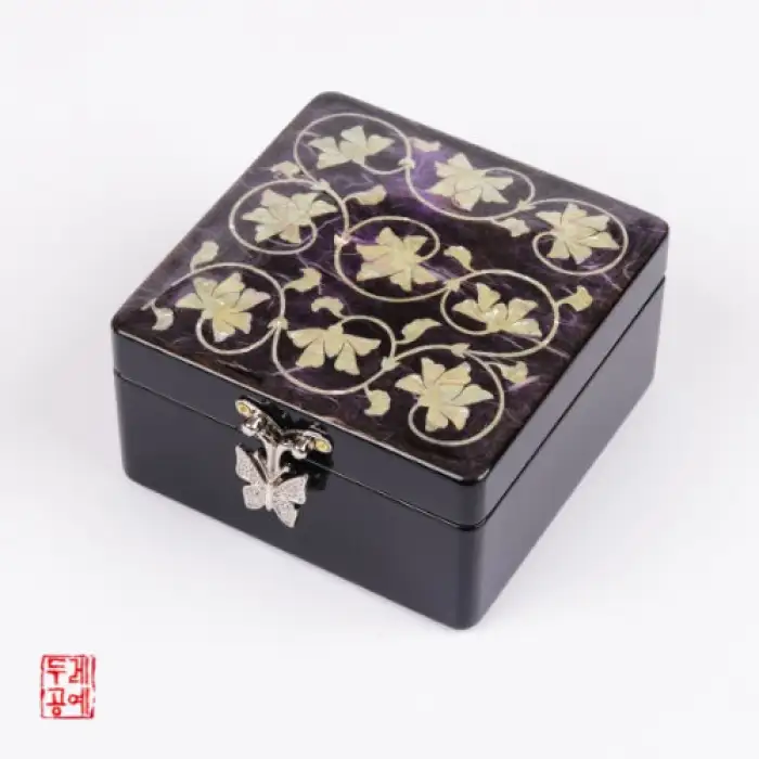 传统纹样韩纸珠宝盒
