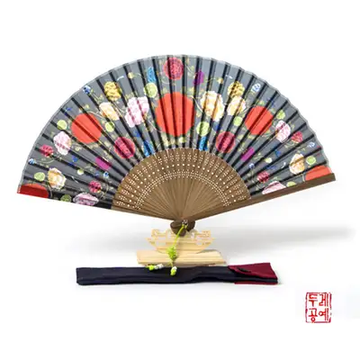 牡丹花园折扇
