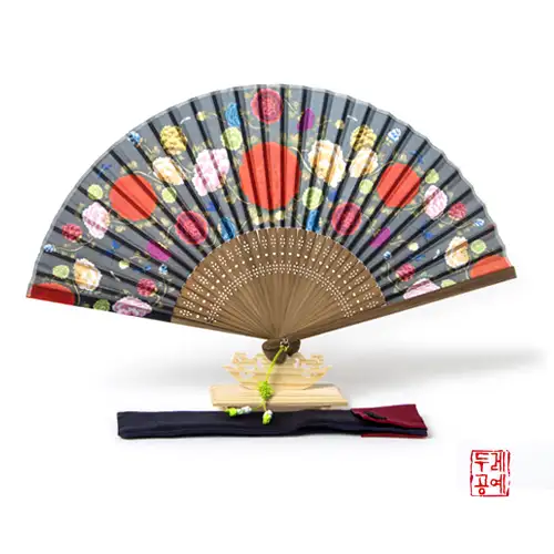 牡丹花园折扇
