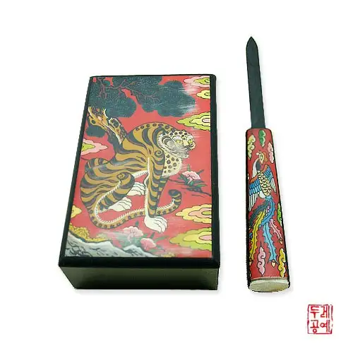 名片盒和裁纸刀套装
