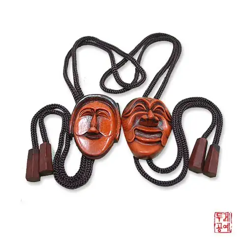 河回面具领带单肩包