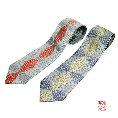 韩文纹样领带 SET 1
