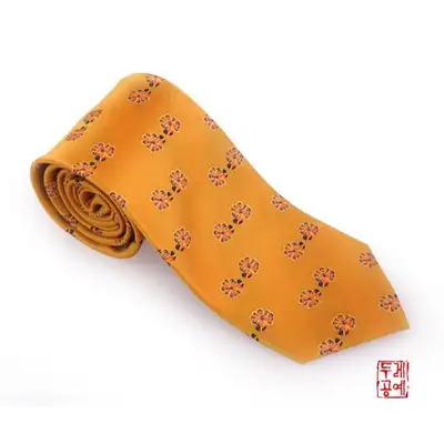 孔雀纹领带