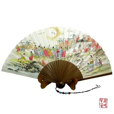 乌竹扇架_民俗画[强强水月来]