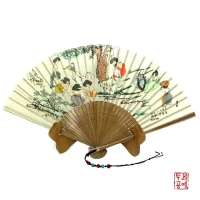 黑竹与合竹扇_惠园申润福[端午]