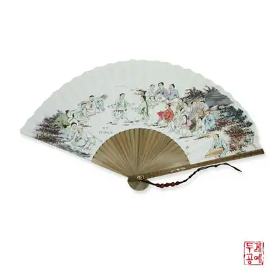 黑竹扇架_民俗画[跆蹋]