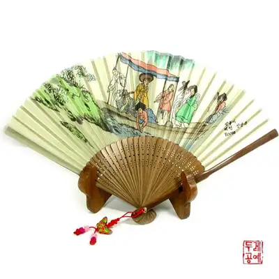 黑竹合竹折扇_惠园申润福[船游]