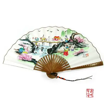 乌竹装饰画扇[结婚]