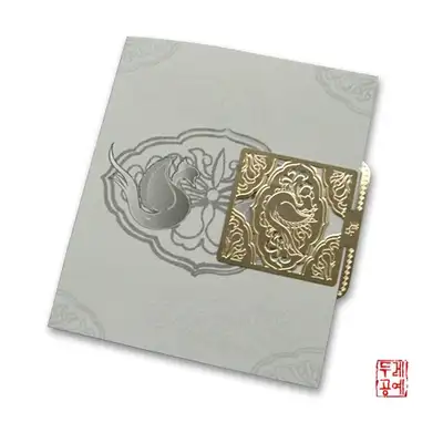 卡片书签-凤凰纹