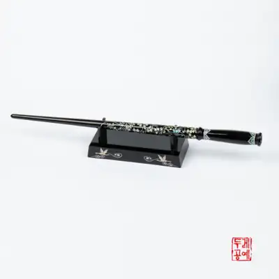 螺钿草纹鹤纹指挥棒套装