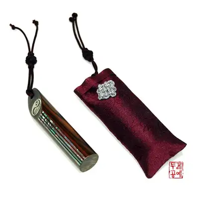 螺钿印章(圆形太极纹)