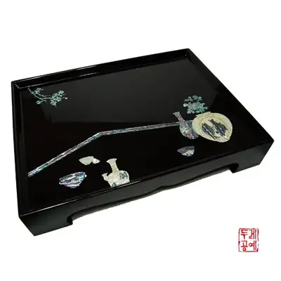 陶瓷紋小盤桌(2009年製作)