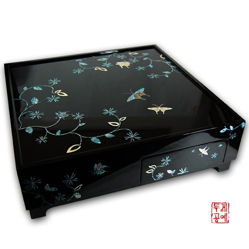 Tea Table/Low Table Combination (Butterfly Pattern)