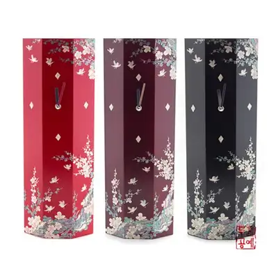 梅鸟纹螺钿壁挂时钟