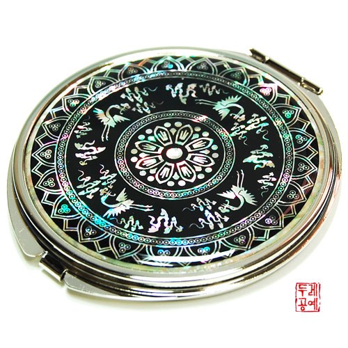 Circular Hand Mirror (Large) Cloud Crane Edition