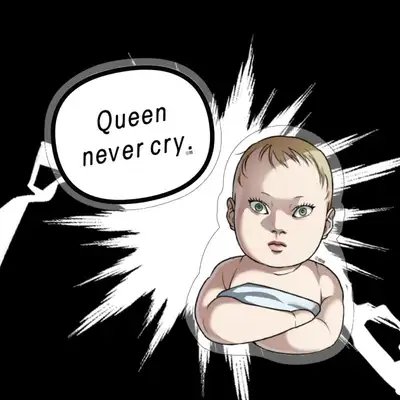기자매 Queen never cry ｜ウェブトゥーン トゥンソケット 2種 ｜スマートフォンスタンド