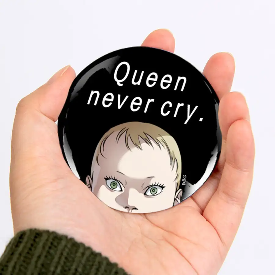 【기자매】Queen never cry / ウェブトゥーンピンミラー 1種 75mm｜ウェブトゥーングッズ — 2