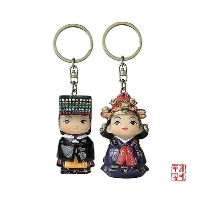 大理石钥匙圈套装【朝鲜王、王妃】