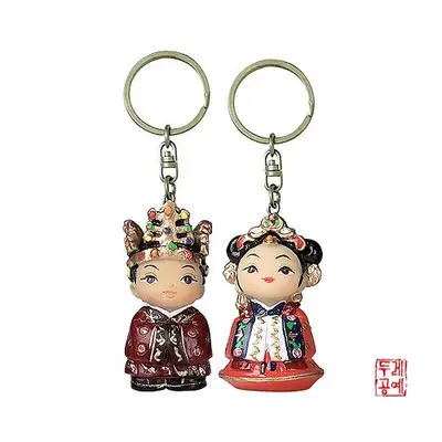 大理石纹钥匙圈套装 [新罗王,王妃]