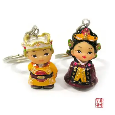 大理石钥匙圈套装 [高丽王,王妃]