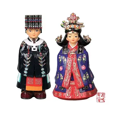 朝鲜王和王妃人偶套装[大]