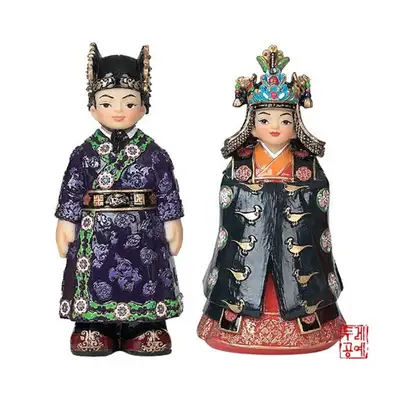 娃娃套装 大[百济王、王妃]