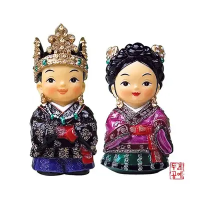 娃娃套装中号[伽倻王,王妃]