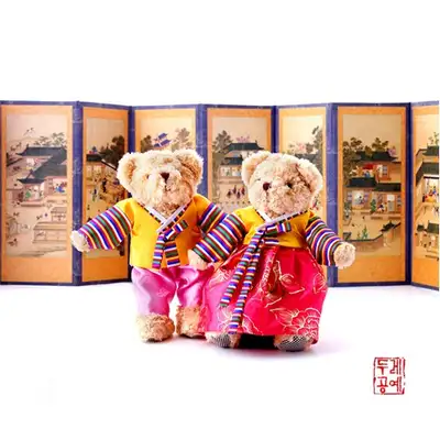 韩服泰迪熊(小号)