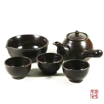 传统翁器3人茶具套装