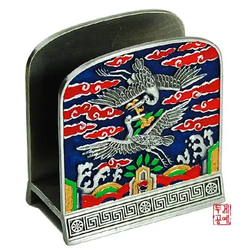 备忘录插花(文武官)双面款