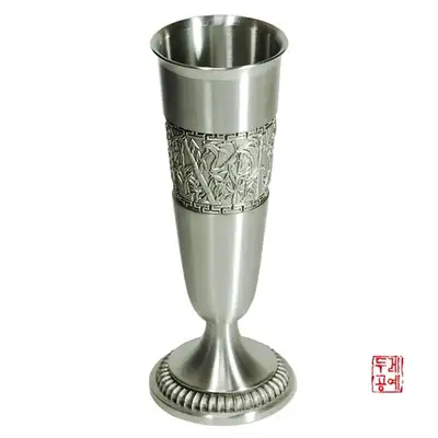 锡花瓶A（四君子）