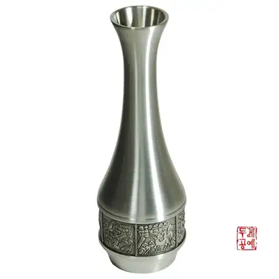 锡质花瓶(十长生)