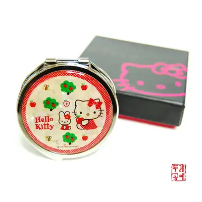 Hello Kitty 苹果镜子手镜
