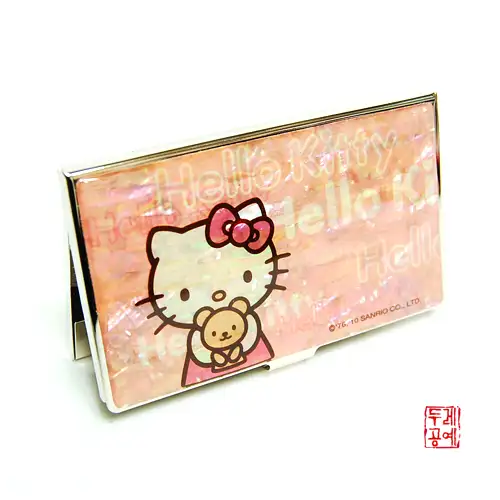 Hello Kitty 泰迪名片盒
