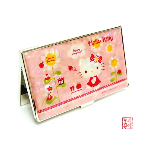 Hello Kitty花卉名片夹