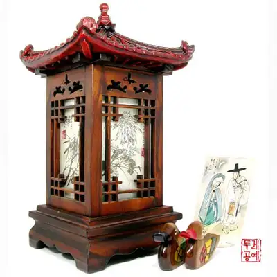 石塔四君子台灯