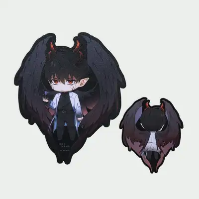 Demon King Reader Mouse Pad & Tea Coaster Set