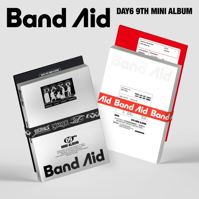 DAY6 9th Mini Album Band Aid (Rock Band ver., Band Aid ver.)
