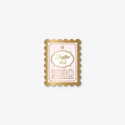 TWICE TOGETHER 1&2 BADGE - TWICE 7TH ANNIVERSARY